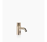 Dornbracht META grifería de lavabo con función electrónica de apertura y cierre sin juego de desagüe, alimentación de red, 44511660-26, Color: Oro claro