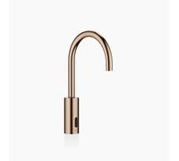 Dornbracht META grifería de lavabo con función electrónica de apertura y cierre sin juego de desagüe, funcionamiento con pilas o baterías, 44521660-42, Color: bronce cepillado