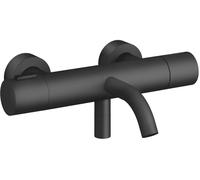 Dornbracht Meta grifo de bañera y ducha a pared con termostato negro 34201979-33