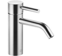 Dornbracht META Mezclador monomando de lavabo sin juego de desagüe, 135mm de proyección, 33522660-93, Color: Cromado cepillado