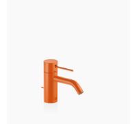 Dornbracht META mezclador monomando de lavabo con juego de desagüe, 125mm de proyección, 33501662-30, Color: anaranjado