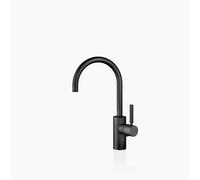 Dornbracht META Mezclador monomando de lavabo con juego de desagüe, 165 mm de proyección, caño orientable 360, 33560661-33, Color: Negro Mate