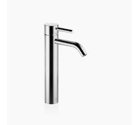 Dornbracht META Mezclador monomando de lavabo con pedestal elevado, sin juego de desagüe, 135 mm de proyección, 33537660-93, Color: Cromado cepillado