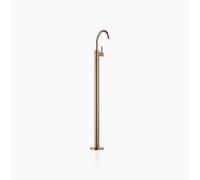 Dornbracht META Mezclador monomando de lavabo con tubo vertical sin juego de desagüe, proyección 202mm, 22584661-42, Color: bronce cepillado