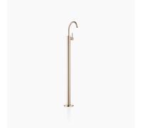 Dornbracht META Mezclador monomando de lavabo con tubo vertical sin juego de desagüe, proyección 202mm, 22584661-27, Color: Oro claro cepillado