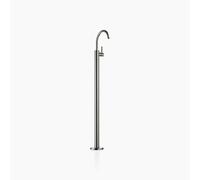 Dornbracht META Mezclador monomando de lavabo con tubo vertical sin juego de desagüe, proyección 202mm, 22584661-19, Color: Cromo oscuro