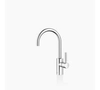 Dornbracht META mezclador monomando de lavabo sin desagüe, 167 mm de proyección, caño giratorio de 180°., 33565661-00, Color: cromado