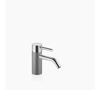 Dornbracht META Mezclador monomando de lavabo sin juego de desagüe, 125 mm de proyección, con estructura Lineare, 33529660-93, Color: Cromado cepillado