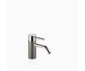 Dornbracht META Mezclador monomando de lavabo sin juego de desagüe, 125 mm de proyección, con estructura Lineare, 33529660-06, Color: Mate platino