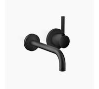 Dornbracht META mezclador monomando mural de lavabo sin juego de desagüe, proyección 190mm, 36862660-33, Color: Negro Mate