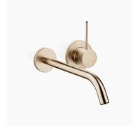 Dornbracht META mezclador monomando mural de lavabo sin juego de desagüe, proyección 250mm, 36861662-27, Color: Oro claro cepillado