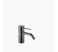Dornbracht META SLIM mezclador monomando de lavabo con desagüe automático, proyección de 125 mm, 33501662-99, Color: Platino oscuro mate