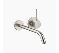 Dornbracht META SLIM mezclador monomando de pared para lavabo sin desagüe, proyección de 250 mm, caño fijo, 36861662-06, Color: Mate platino