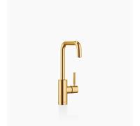 Dornbracht META Square BAR TAP mezclador de cocina, monomando, proyección 166mm, 33805861-28, Color: latón cepillado