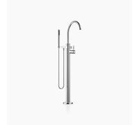 Dornbracht Mezclador monomando de bañera con tubo vertical para instalación independiente, con juego de ducha con manguera, 25863661-00, Color: cromado