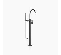 Dornbracht Mezclador monomando de bañera con tubo vertical para instalación independiente, con juego de ducha con manguera, 25863661-33, Color: Negro Mate