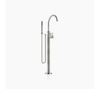 Dornbracht Mezclador monomando de bañera con tubo vertical para instalación independiente, con juego de ducha con manguera, 25863661-06, Color: Mate platino
