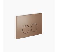 Dornbracht placas de accionamiento para cisternas empotradas, angular, 12665979-42, Color: bronce cepillado