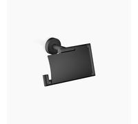 Dornbracht portarrollos de papel con tapa, 150mm, 83510979-33, Color: Negro Mate