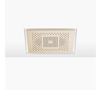 Dornbracht SERENITY SKY placa de lluvia para instalación empotrada en techo con luz, 41771979-46, Color: Champán cepillado