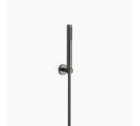 Dornbracht set de ducha con manguera, con teleducha de barra, flowReduce, 27806625-990010, Color: Platino oscuro mate