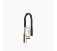 Dornbracht SYNC mezclador monomando Profi, tubo flexible de silicona, proyección 200mm, 33865895-47, Color: Champán