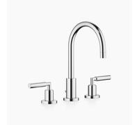 Dornbracht TARA batería de lavabo de tres orificios, con juego de desagüe, de...