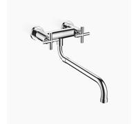 Dornbracht TARA batería de puente de pared con salida extraíble, descarga