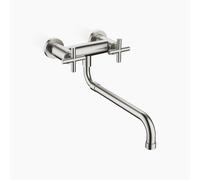 Dornbracht TARA batería de puente de pared con salida extraíble, descarga