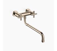 Dornbracht TARA Mezclador mural de puente con caño extraíble, proyección 365-545mm, 31151892-47, Color: Champán