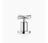 Dornbracht TARA desviador bidireccional para instalación en el borde de la bañera o en el borde del azulejo, desviador automático para bañera/ducha, 29140892-00, Color: cromado