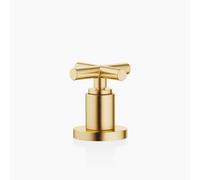 Dornbracht TARA desviador de dos vías para la instalación del borde de la bañera o del azulejo, 29140892-28, Color: latón cepillado