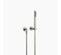 Dornbracht TARA juego de ducha con rosetas individuales, 27802892-06, Color: Mate platino