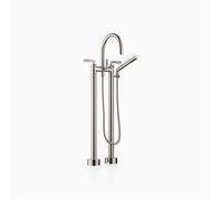 Dornbracht TARA Mezclador de bañera de dos orificios para instalación independiente, con set de ducha de mano, proyección 220mm, 25943882-08, Color: de platino