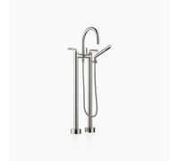 Dornbracht TARA mezclador de dos agujeros para instalación independiente, con juego de ducha manual, proyección 220 mm, 25943882-08, Color: de platino