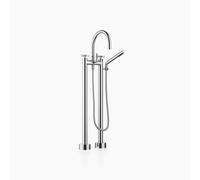 Dornbracht TARA mezclador de dos agujeros para instalación independiente con juego de ducha manual, proyección 220 mm, 25943892-00, Color: cromado
