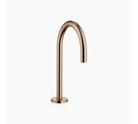 Dornbracht TARA Mezclador de lavabo de tres agujeros con juego de desagüe, altura del mezclador 285mm, proyección 165mm, 13716882-42, Color: bronce cepillado