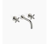 Dornbracht TARA mezclador de pared para lavabo, proyección de 190mm, kit de montaje final, 36712892-06, Color: Mate platino