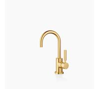 Dornbracht TARA Mezclador monomando de lavabo con juego de desagüe, proyección 137mm, 33500882-28, Color: latón cepillado