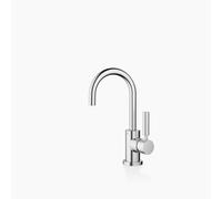 Dornbracht TARA Mezclador monomando de lavabo con juego de desagüe, proyección 137mm, 33500882-93, Color: Cromado cepillado