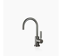 Dornbracht TARA Mezclador monomando de lavabo con juego de desagüe, proyección 166mm, 33513882-19, Color: Cromo oscuro