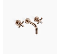 Dornbracht TARA Mezclador mural para lavabo sin juego de desagüe, proyección 160mm, 36707892-42, Color: bronce cepillado