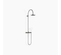 Dornbracht TARA Showerpipe con mezclador de ducha sin ducha de mano, flowReduce, 26632892-19, Color: Cromo oscuro
