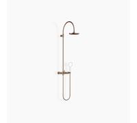 Dornbracht TARA Showerpipe con mezclador de ducha sin ducha de mano, flowReduce, 26632892-42, Color: bronce cepillado