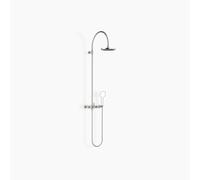 Dornbracht TARA Showerpipe con mezclador de ducha, sin teleducha, ducha de pie de proyección 420 mm, 26632892-06, Color: Mate platino