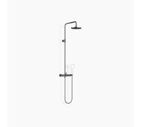 Dornbracht TARA Showerpipe sin ducha de mano, ducha de pie de proyección 420mm, FlowReduce, 26633892-99, Color: Platino oscuro mate