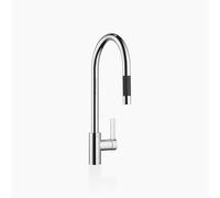 Dornbracht TARA ULTRA mezclador monomando con ducha pull-down, descarga 240 mm,
