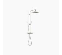 Dornbracht Tubo de ducha con termostato, sin teleducha, ducha de pie de proyección 450 mm, ducha de techo 300x240 mm, 34459980-08, Color: de platino