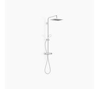 Dornbracht Tubo de ducha con termostato, sin teleducha, ducha de pie de proyección 450 mm, ducha de techo 300x240 mm, 34459980-00, Color: cromado
