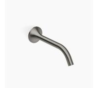 Dornbracht VAIA caño de lavabo mural, sin juego de desagüe, proyección 190mm, 13800809-99, Color: Platino oscuro mate